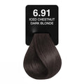 Cream Color 6.91 Iced Chestnut Dark Blonde