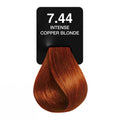 Cream Color 7.44 Intense Copper Blonde