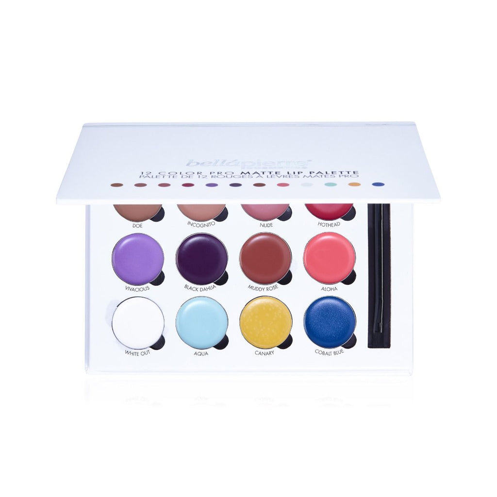 12 Color Pro Matte Lip Palette - Bellapierrechile