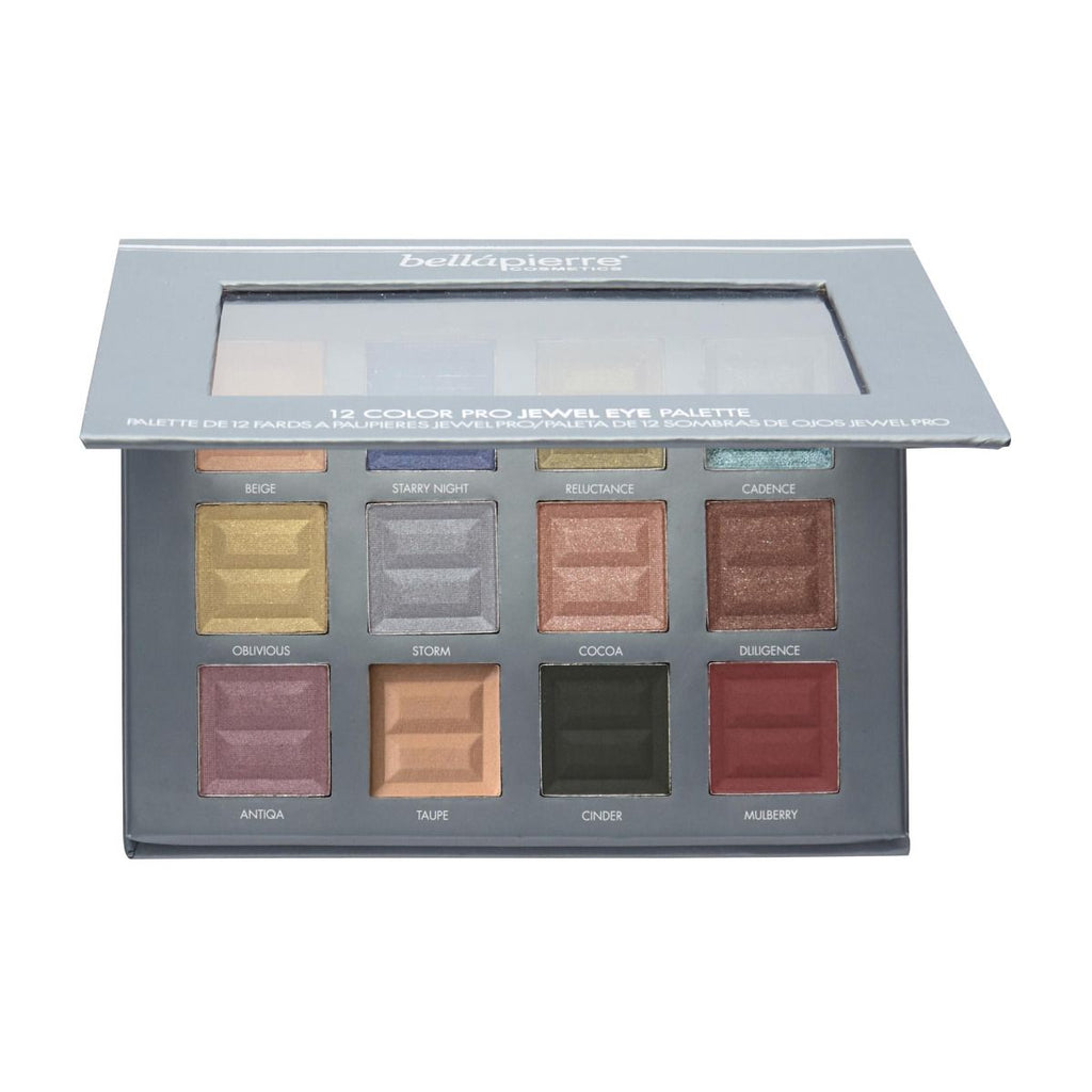 Paleta sombras 12 Color Pro Jewel Eye Palette - Bellapierrechile